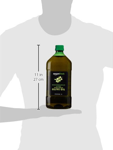 Amazon Fresh Mediterranean olive oil bottle ready for cooking