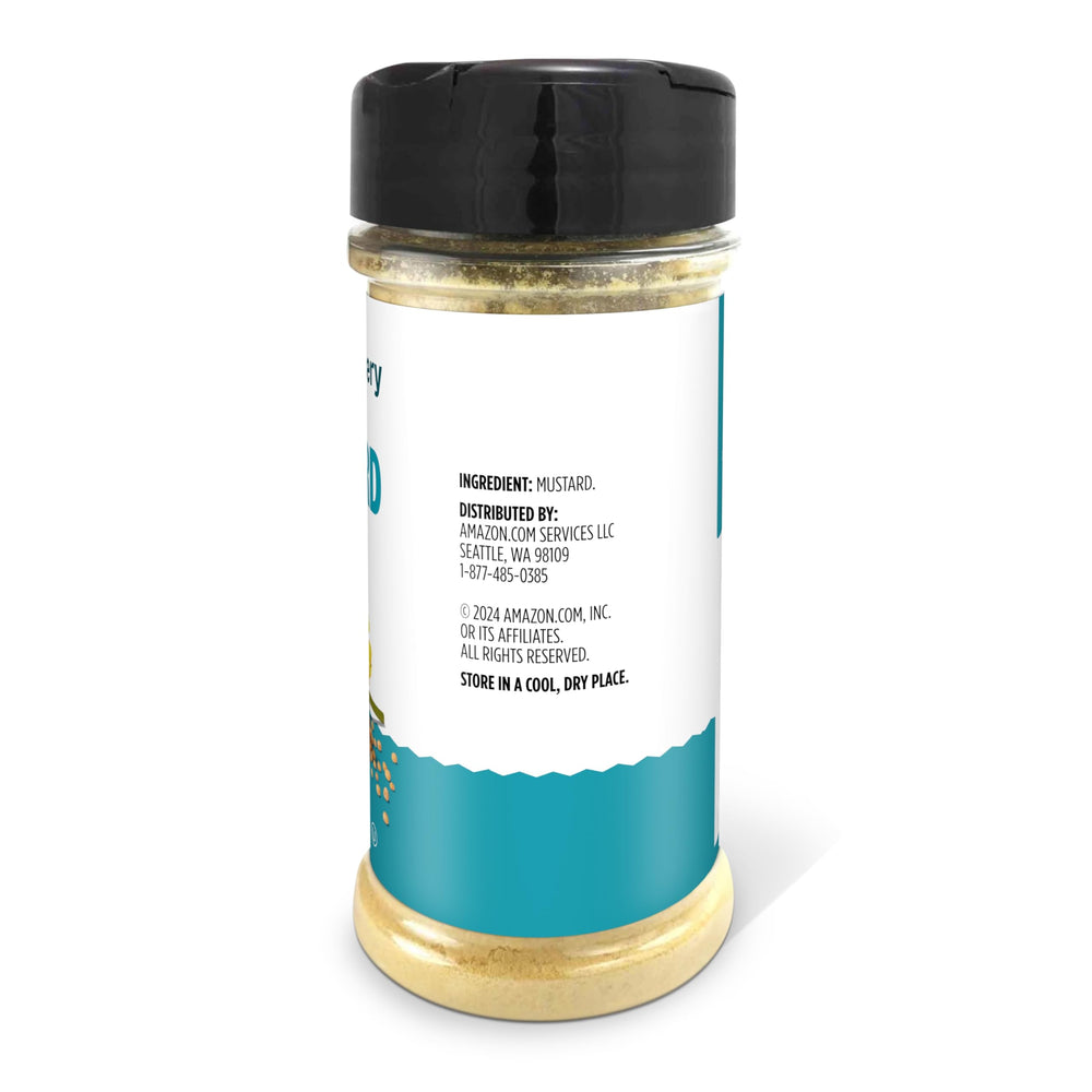 Amazon Grocery ground mustard grains close-up for seasoning blends.
