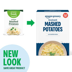 Amazon Grocery Instant Mashed Potatoes served in a bowl, ready in minutes