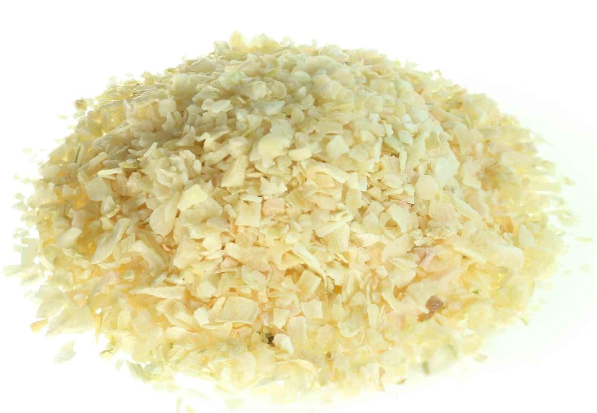 Amazon Grocery minced onion bottle close-up captures fresh aroma potential.