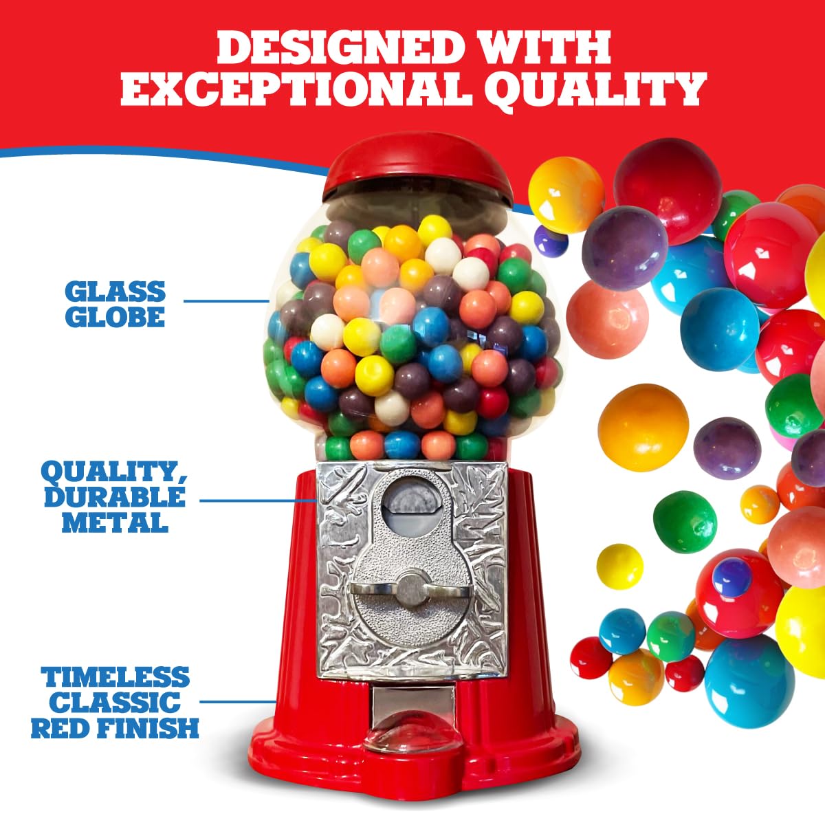 American Gumball Company retro design adds decorative flair to any room