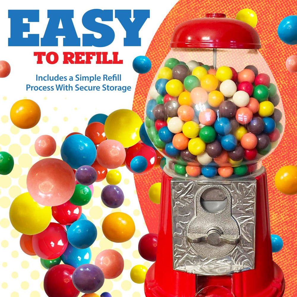 American Gumball Company gumball machine dispensing action demonstrates fun nostalgic experience