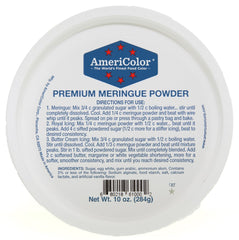 AmeriColor Premium Meringue Powder jar for light meringue topping and white royal icing