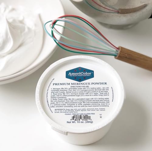 AmeriColor Premium Meringue Powder used for fluffy buttercream and boiled icing