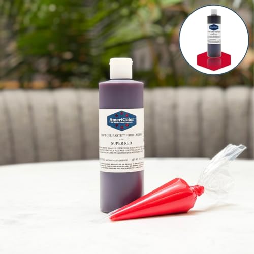AmeriColor Soft Gel Paste dispense demonstrates precise color drops for repeatable shades