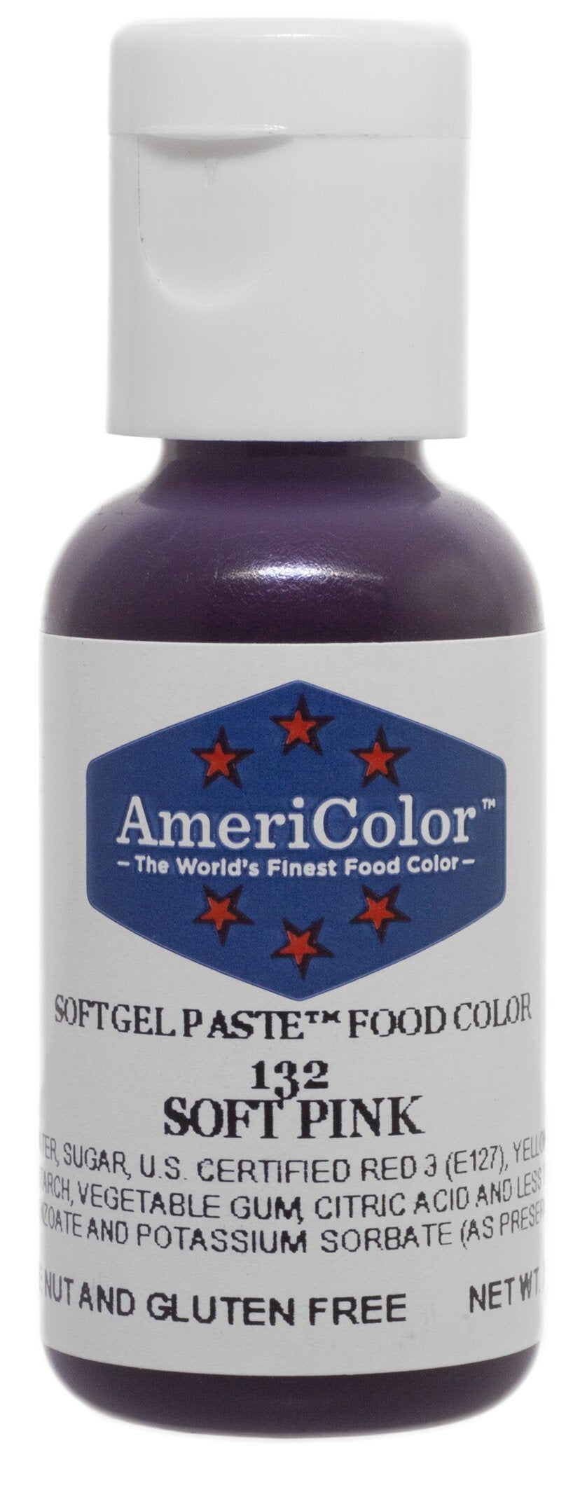 AmeriColor Soft Gel Paste Soft Pink detailed decorating on mini cakes