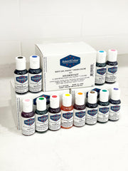 AmeriColor Student kit in frozen desserts highlighting color stability