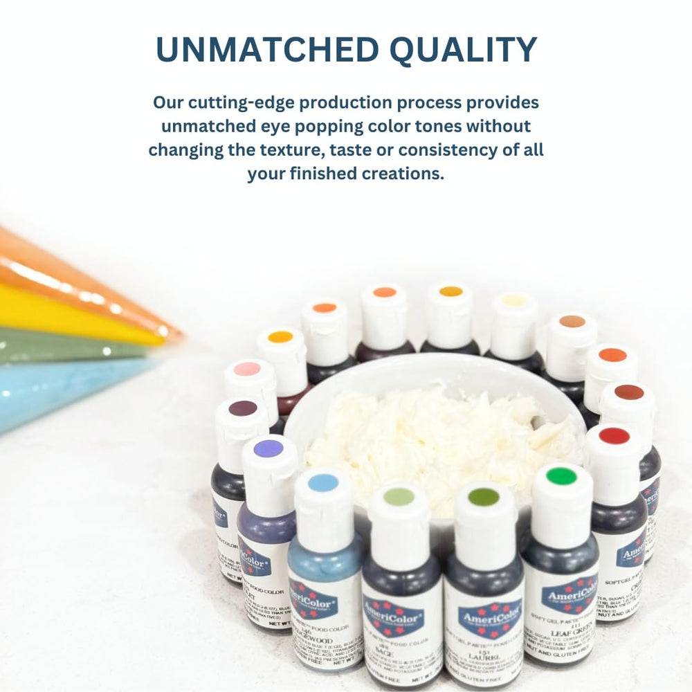AmeriColor Student non-dairy toppings color easily without breakdown
