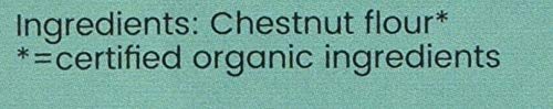 Amisa BIONA Chestnut Flour organic certification seal signals purity.