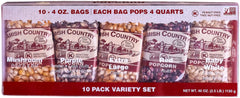 Amish Country Popcorn 10-pack gift set displayed for sharing and gifting