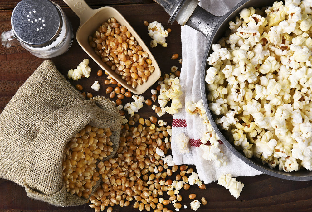 Amish Country Popcorn Buttery Topping movie-night setup with snack-ready topping.