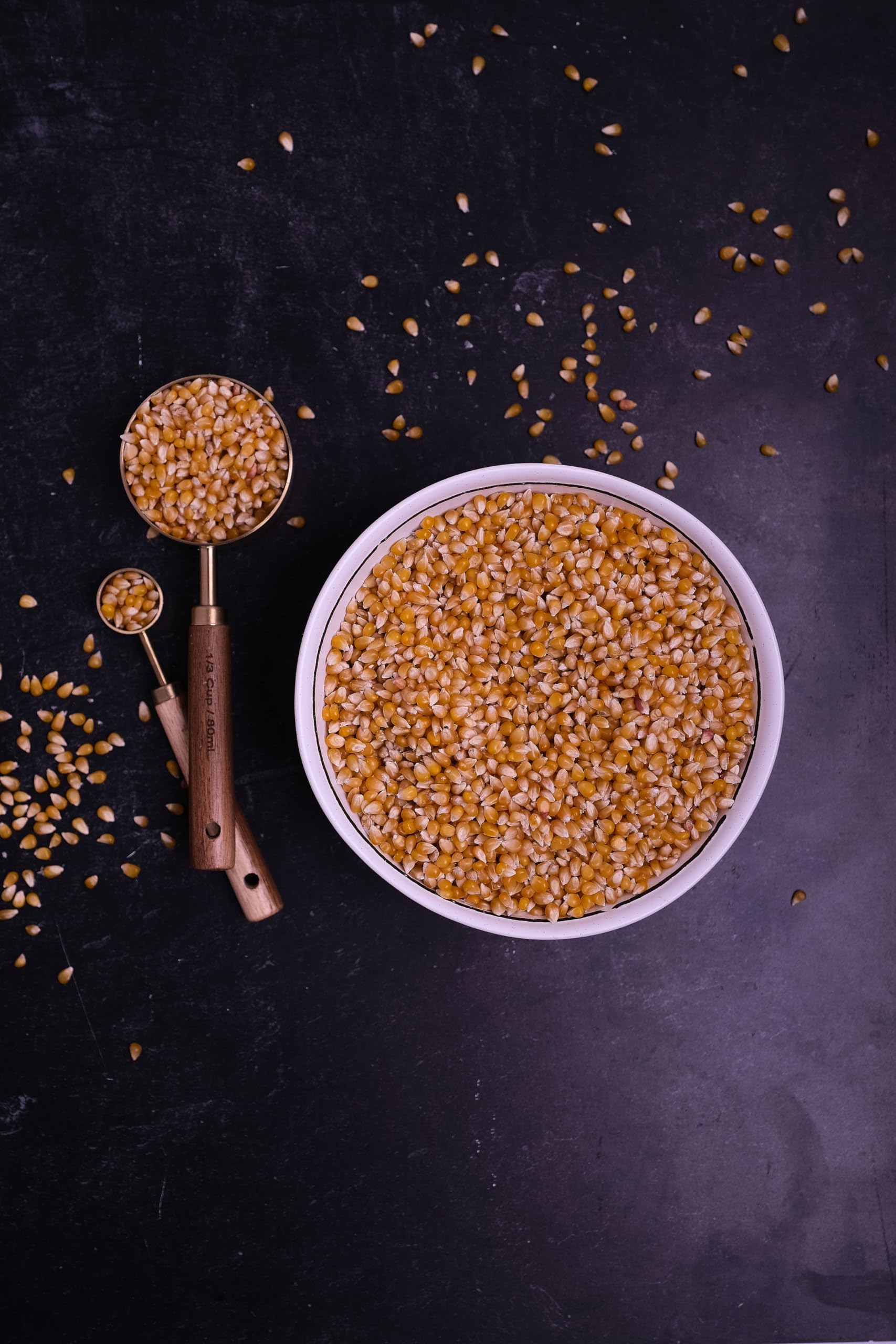 Amish Country Popcorn on kitchen counter—easy home snack setup.