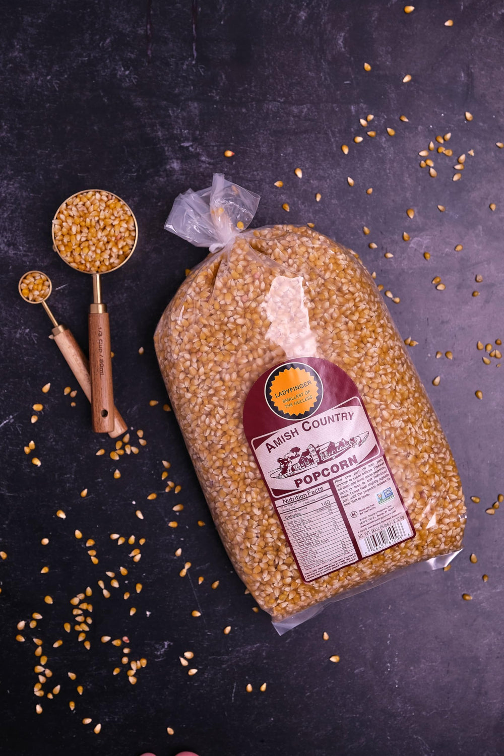 Amish Country Popcorn For sensitive teeth snacks with soft hulless texture.