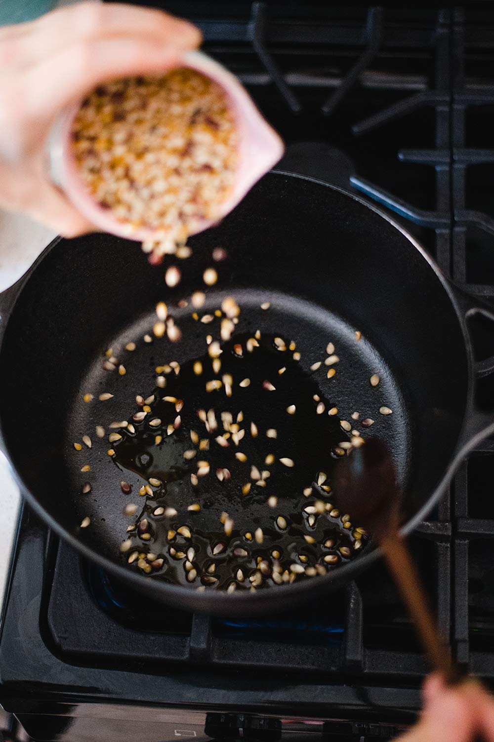 Amish Country Popcorn low calorie oil offers lighter snacking options at home.