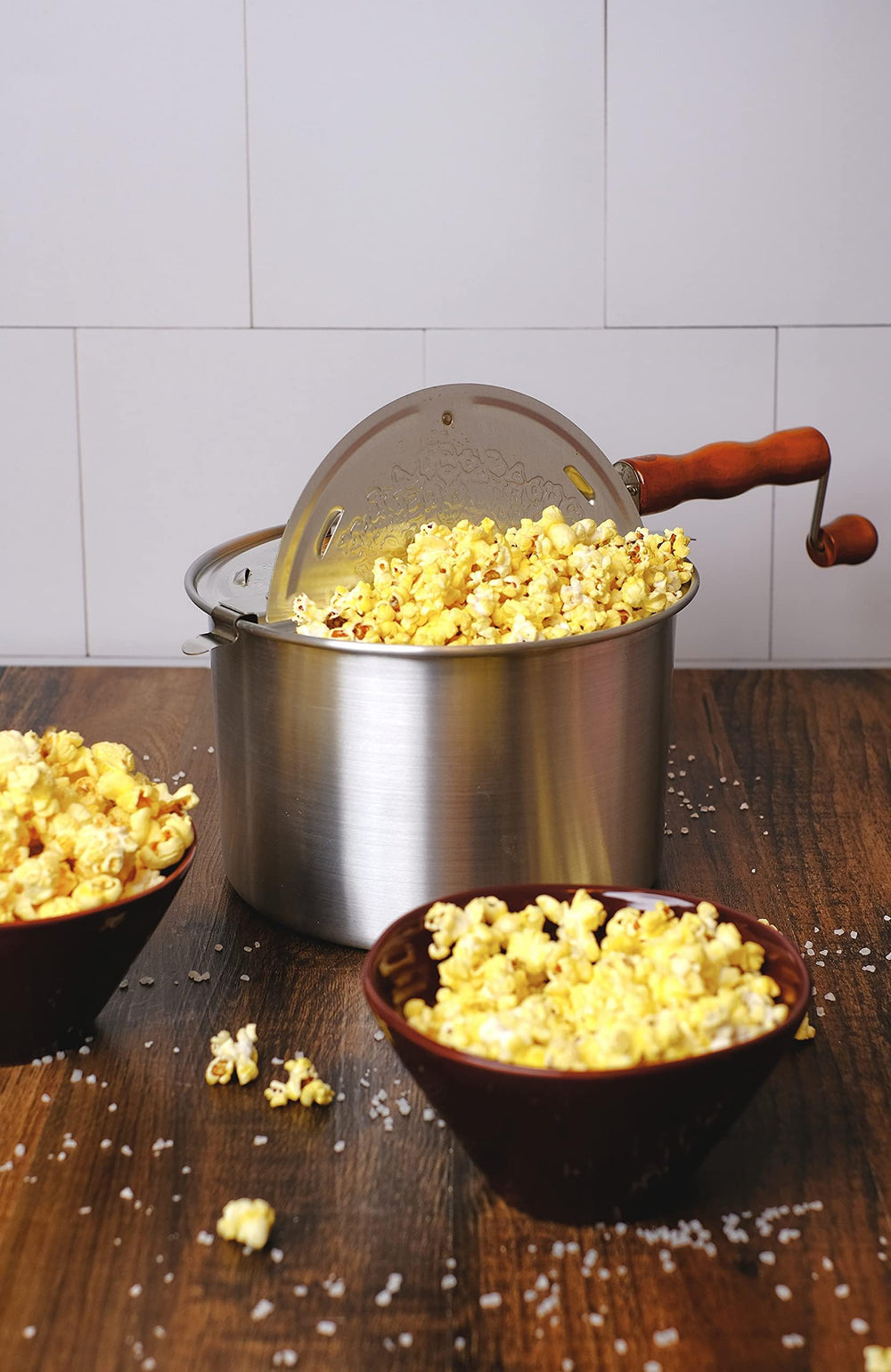 Amish Country Popcorn Midnight Blue kernels in a bowl for movie-night snacking.