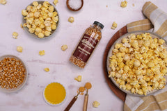 Amish Country Popcorn mushroom kernel in a bowl for movie night