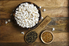 Amish Country Popcorn bowl of popped corn ready to serve
