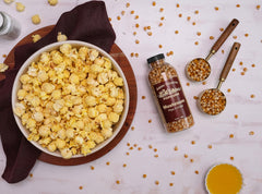 Amish Country Popcorn prepared in bowl showing rich aroma and crunch