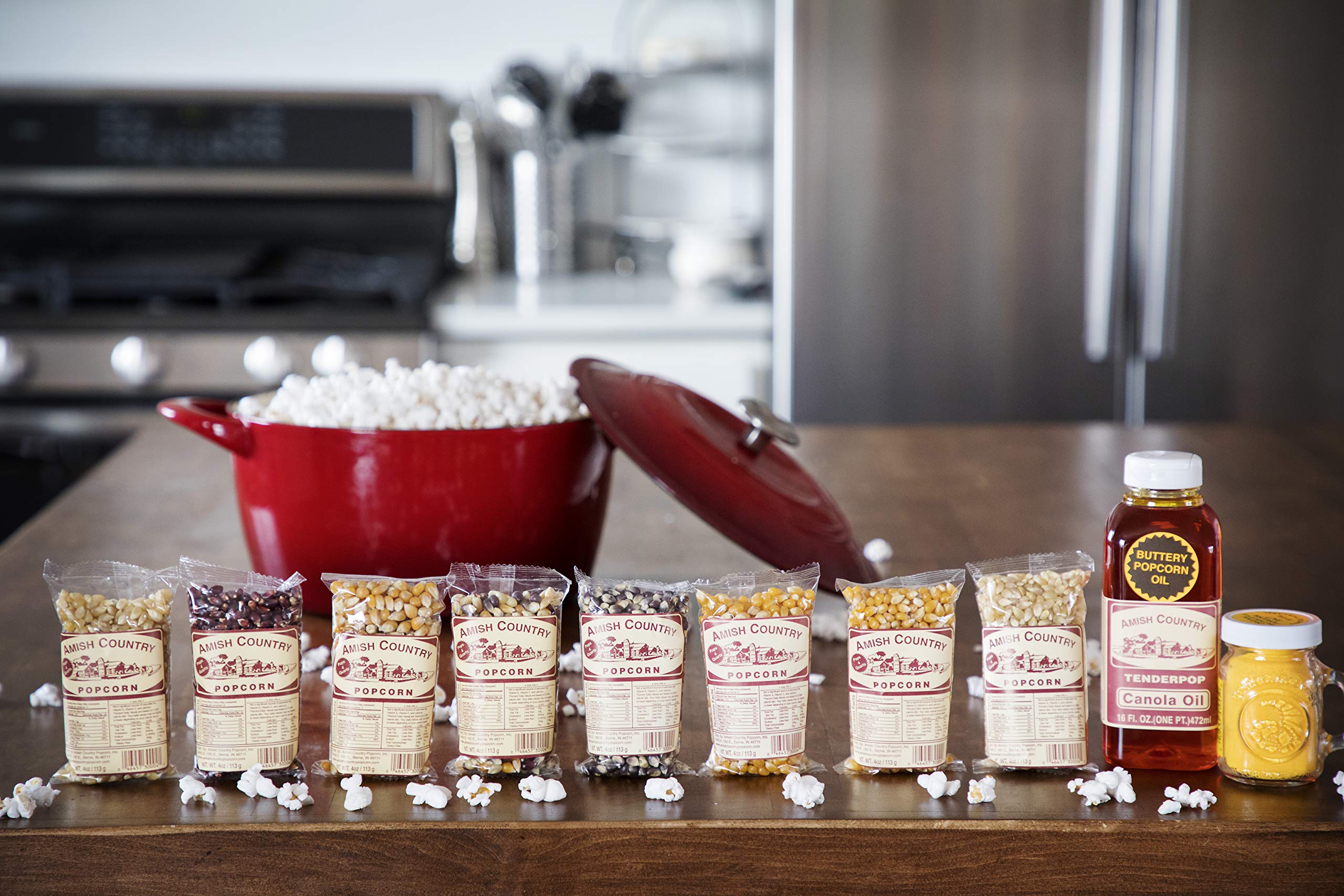 Amish Country Popcorn Purple kernels add color to snack bowls