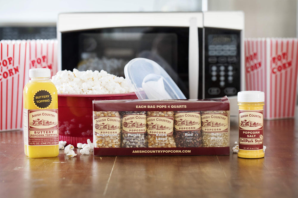 Amish Country Popcorn storage ideas in a cool, dry place