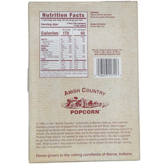 Amish Country Popcorn Sweet Kettle White Hulless kernels deliver light, flavorful crunch.