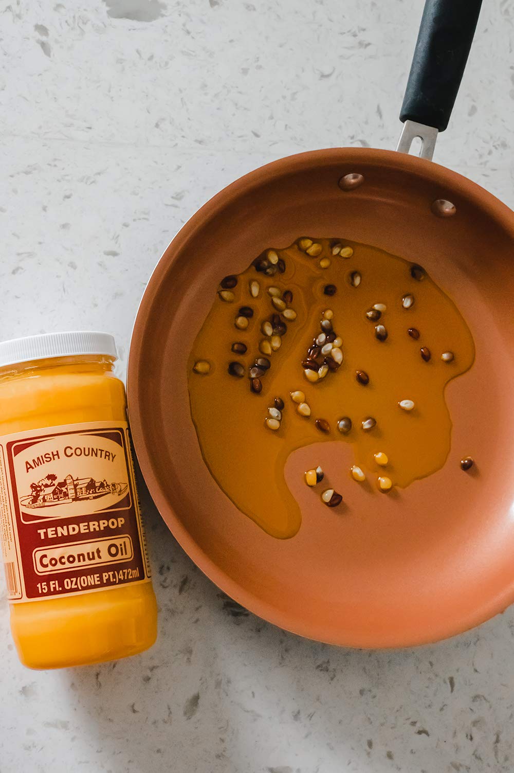 Amish Country Popcorn tree nut free label reassures allergy-conscious shoppers.