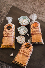 Amish Country Popcorn Yellow kernels perfect for classic kettle-style moments.