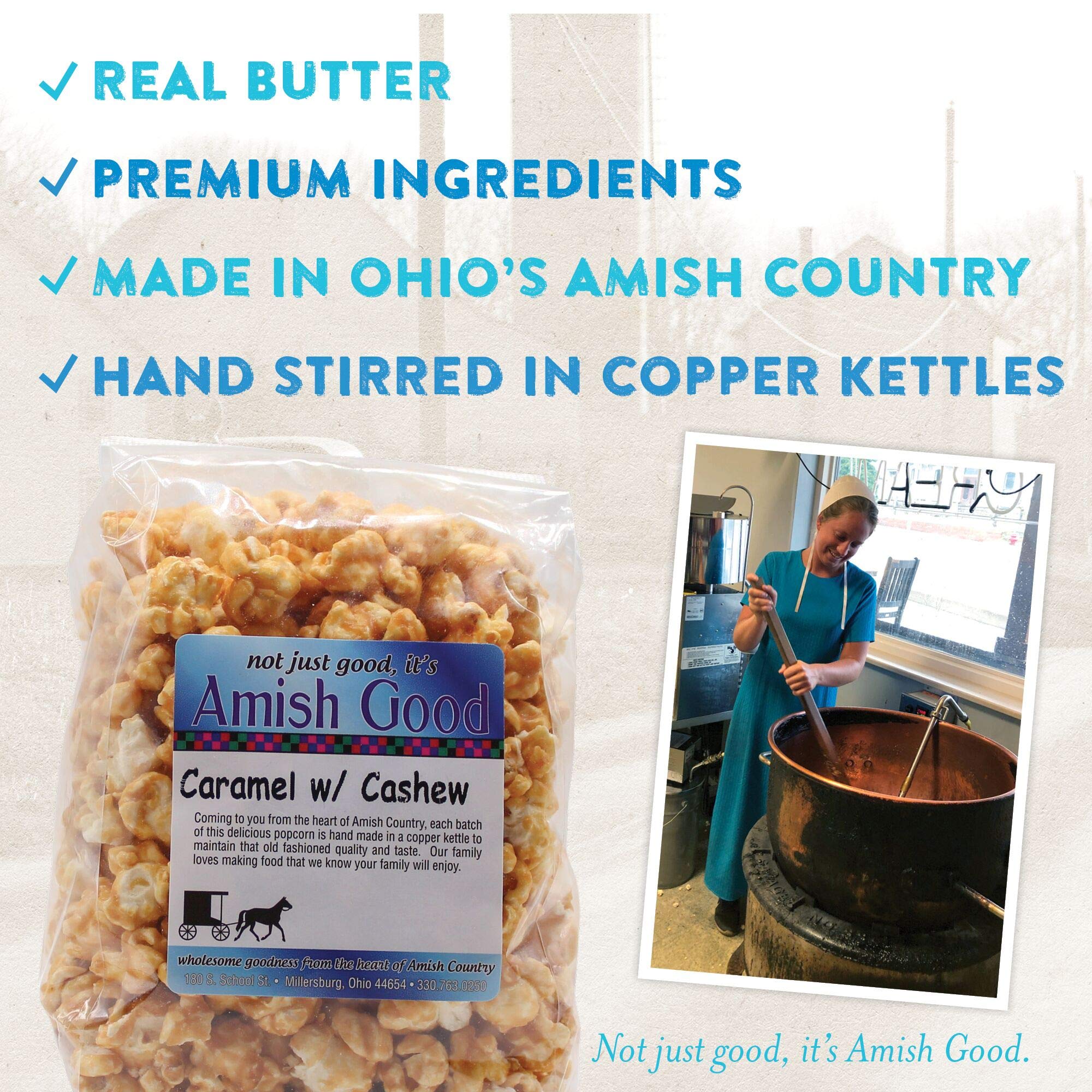 Amish Good gift-ready packaging perfect for celebrations and sharing