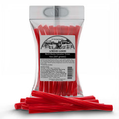Amish Good Gourmet Licorice Twist Red Cherry 2-pack display, ideal for sharing.
