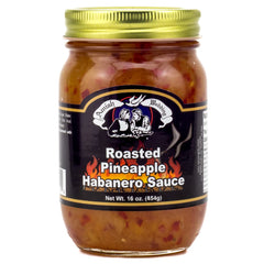 Amish Wedding Roasted Pineapple Habanero Sauce dip with tortilla chips.