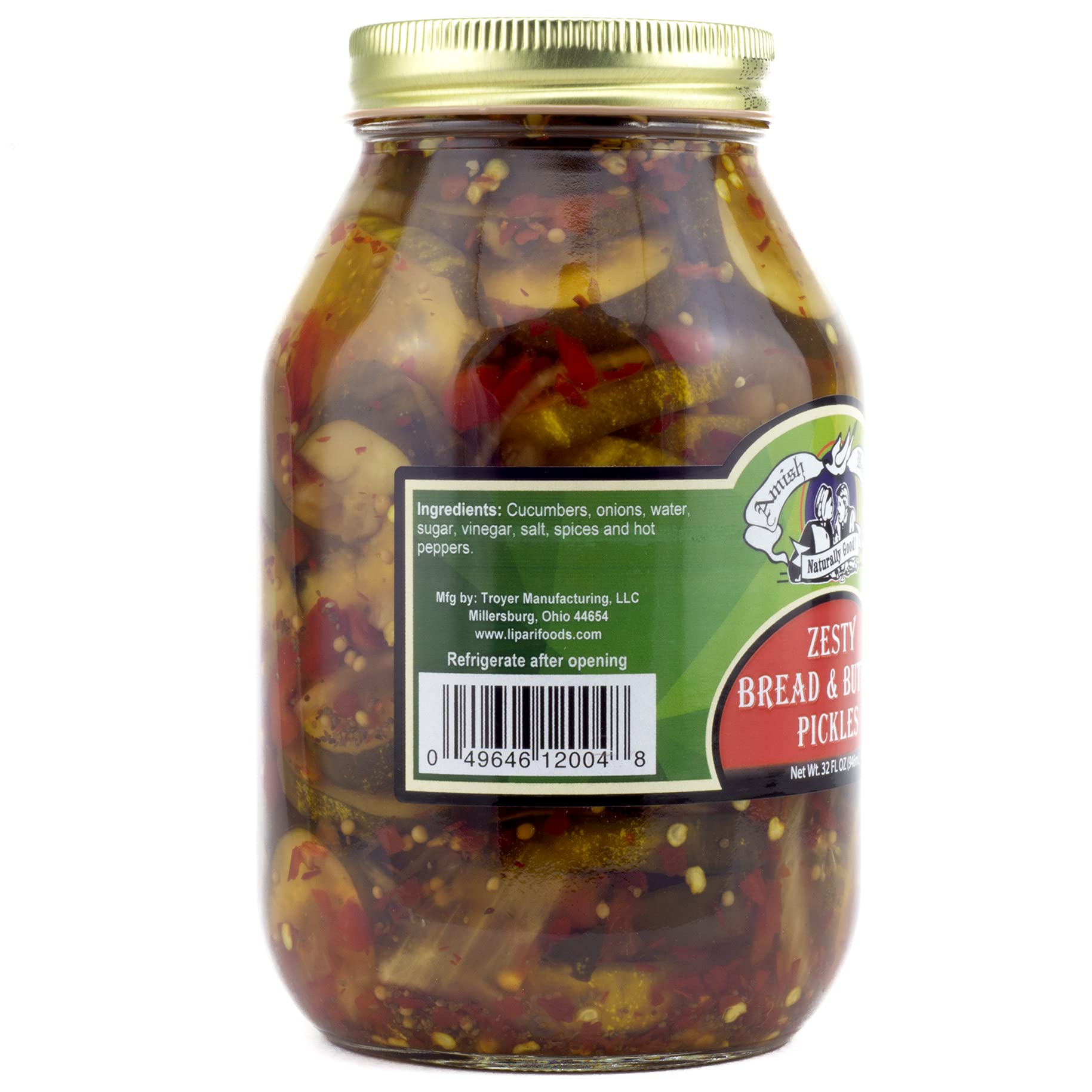 Amish Wedding Zesty Bread & Butter Pickles plate tasting, perfect with sandwiches.