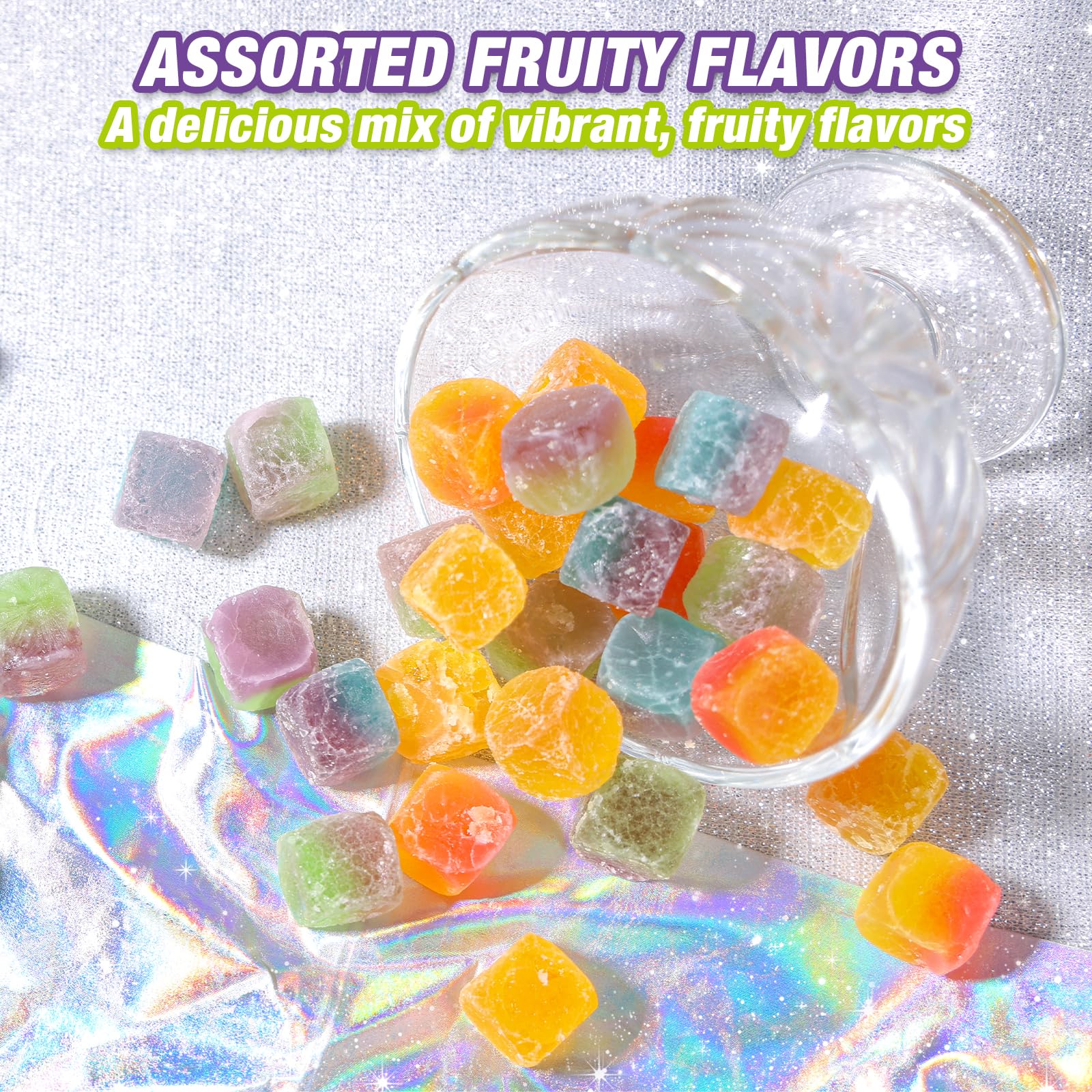 Amos 4D Crystal Jewels offers six tropical flavors in one pack