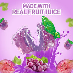 AMOS 4D Grape Burst decorations add edible elegance to cupcakes and candy bowls.