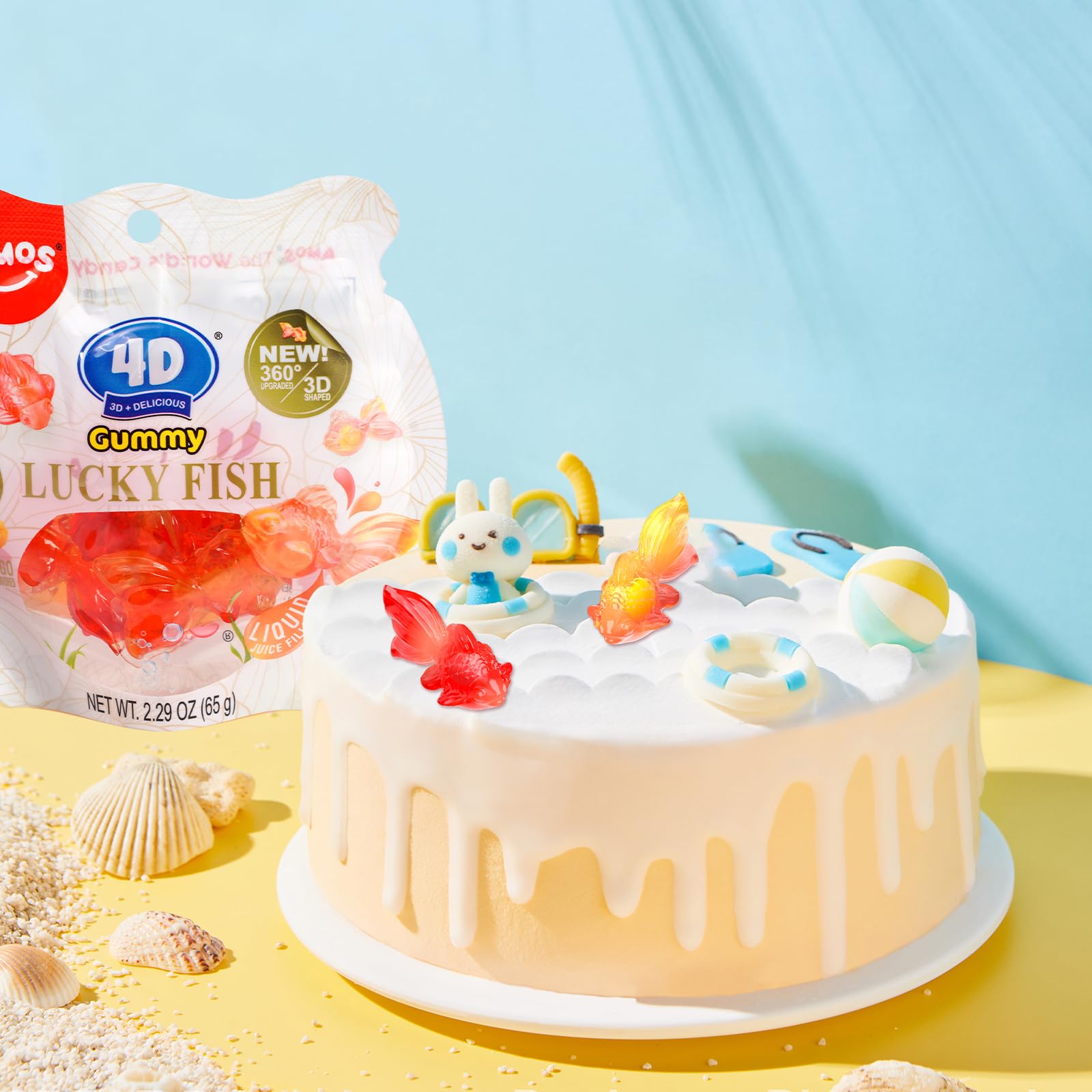 Amos Lucky Fish gummies make festive treats for parties and Halloween.