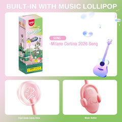 AMOS honey peach flavor lollipop delivers naturally sweet taste at events.