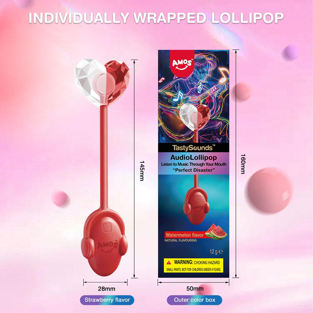 Amos Music Lollipop: gluten-free option for diverse diets.