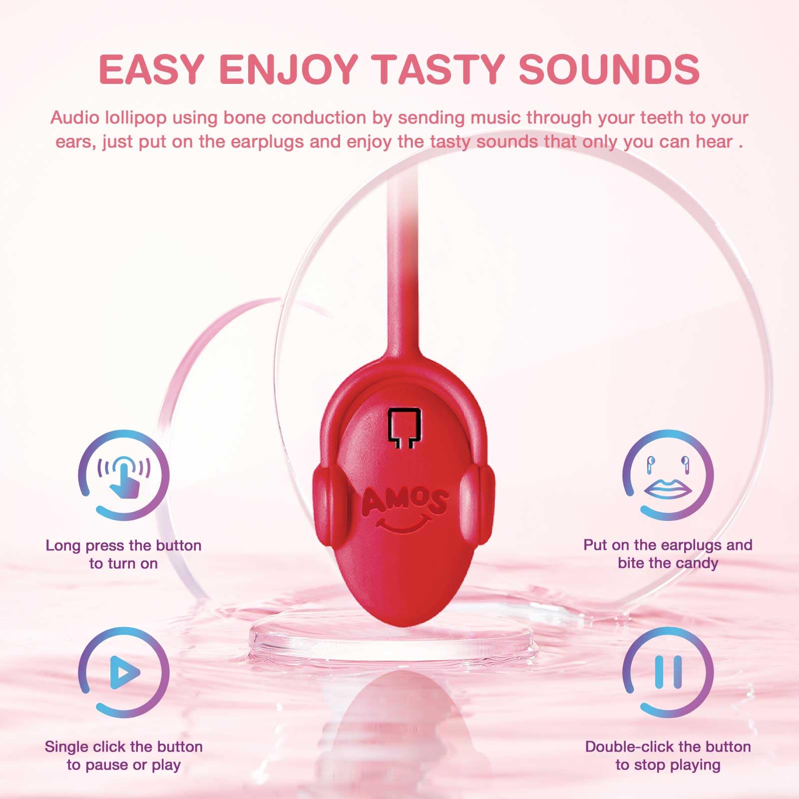 Amos Music Lollipop: great Halloween gift idea for friends.