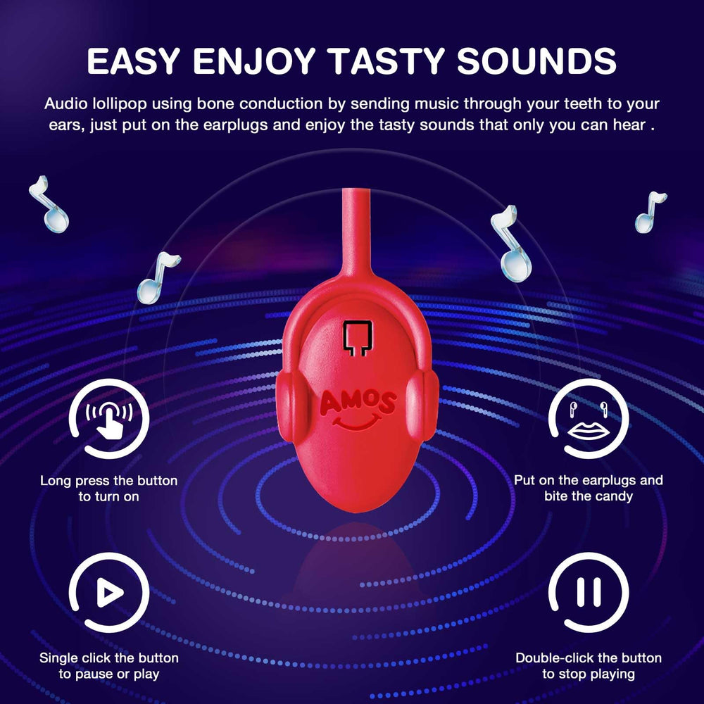 Amos Music Lollipop is a unique Valentine’s gift blending taste and sound.