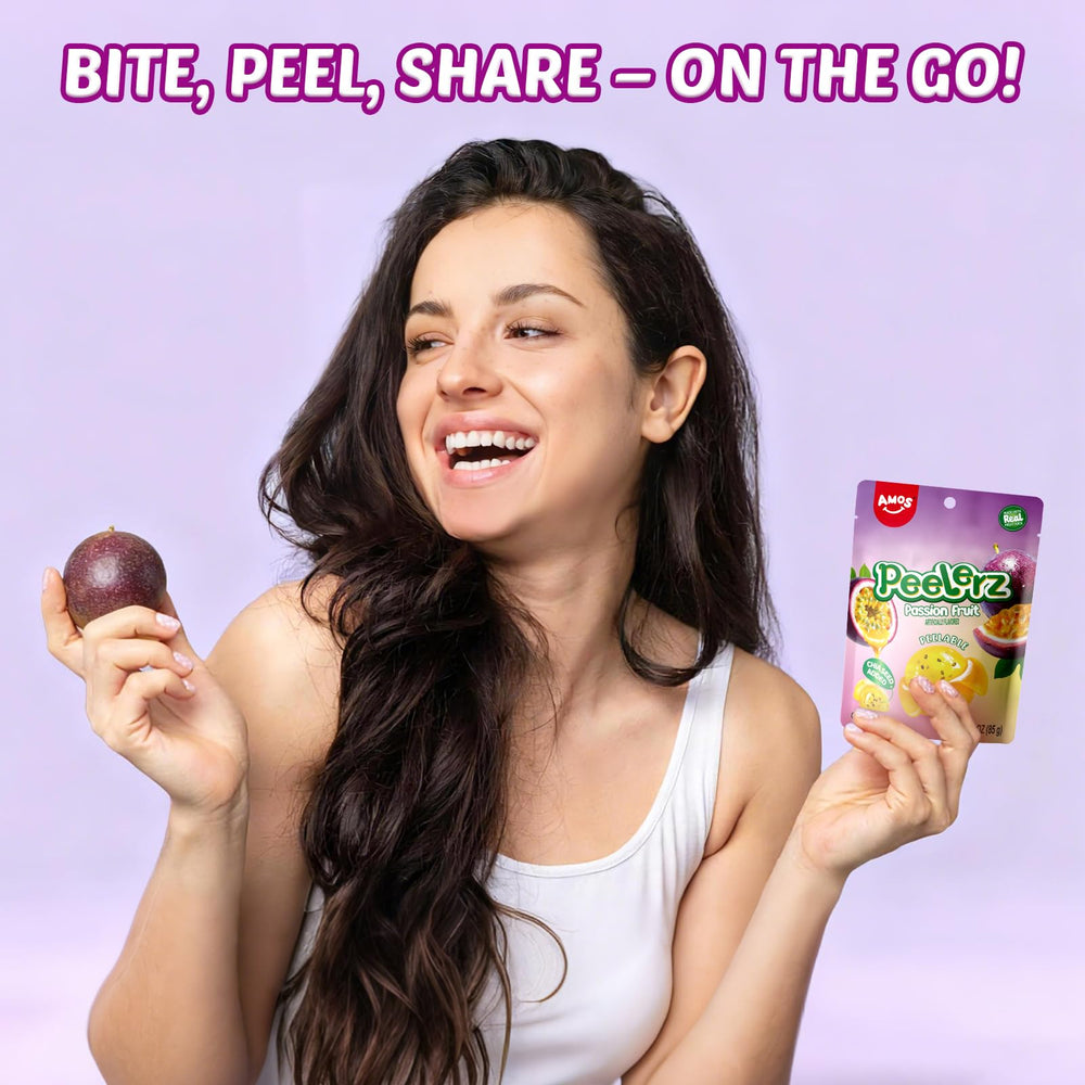 AMOS Peelerz ready-to-eat snack pack ideal for lunchboxes and on-the-go.