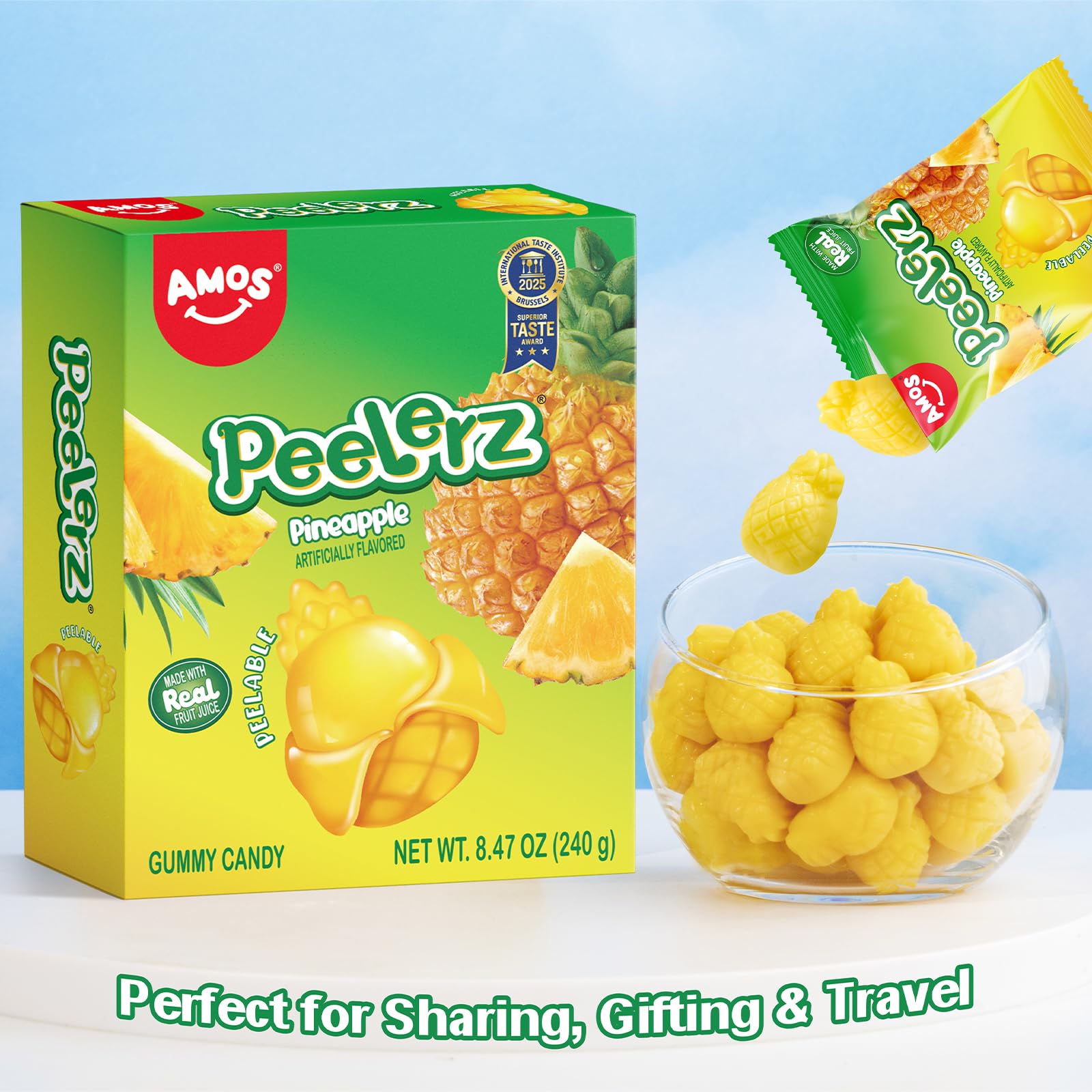 AMOS Peelerz shareable snack option for school, work, or gatherings