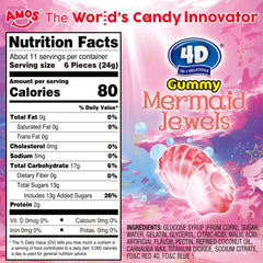 Amos seashell jelly center candy—soft bite with raspberry center.