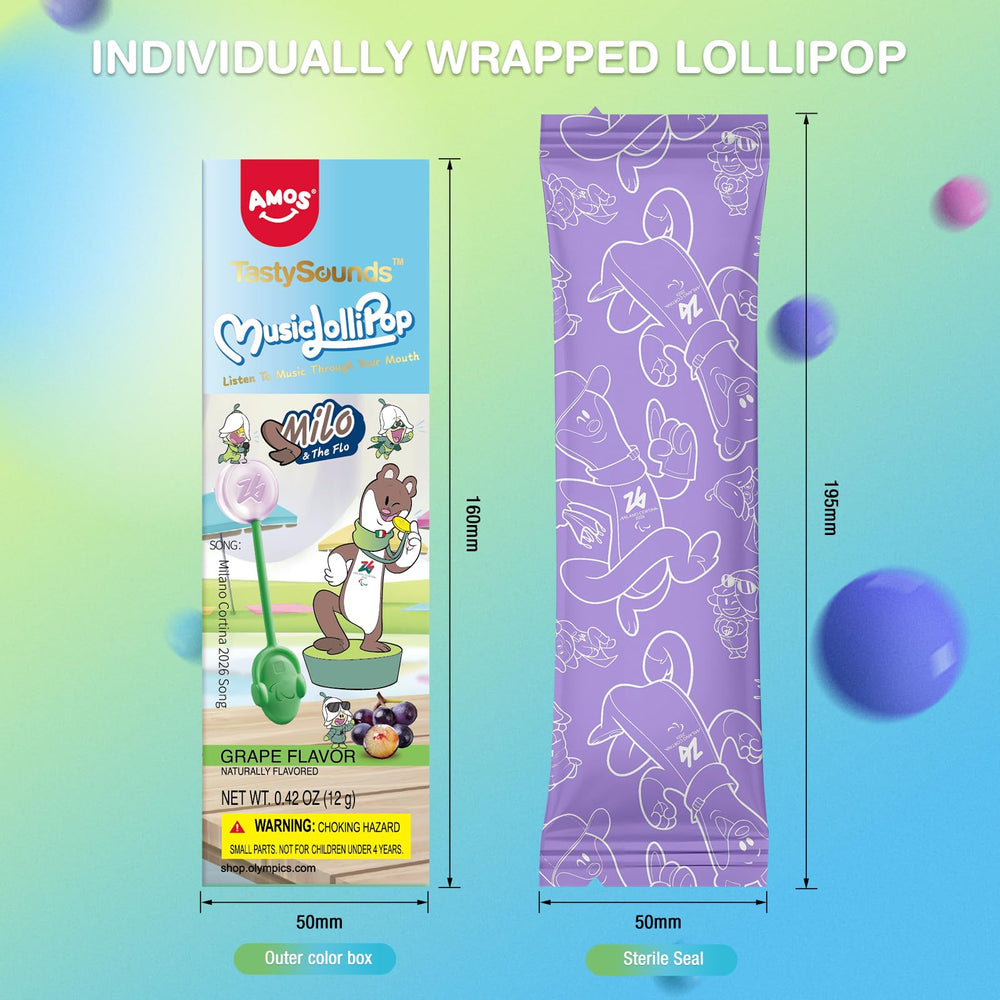 AMOS display ready lollipop collection enhances any candy display