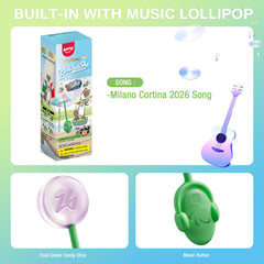 AMOS lollipop individually wrapped to preserve freshness for sharing