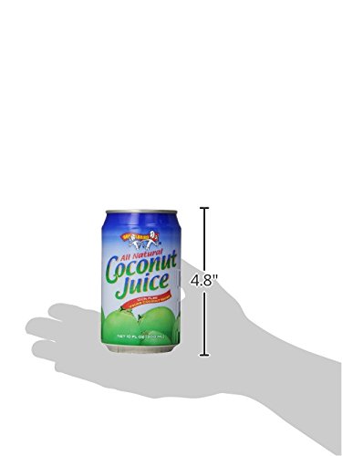 Amy & Brian Coconut Water Original glass with ice for cooling hydration