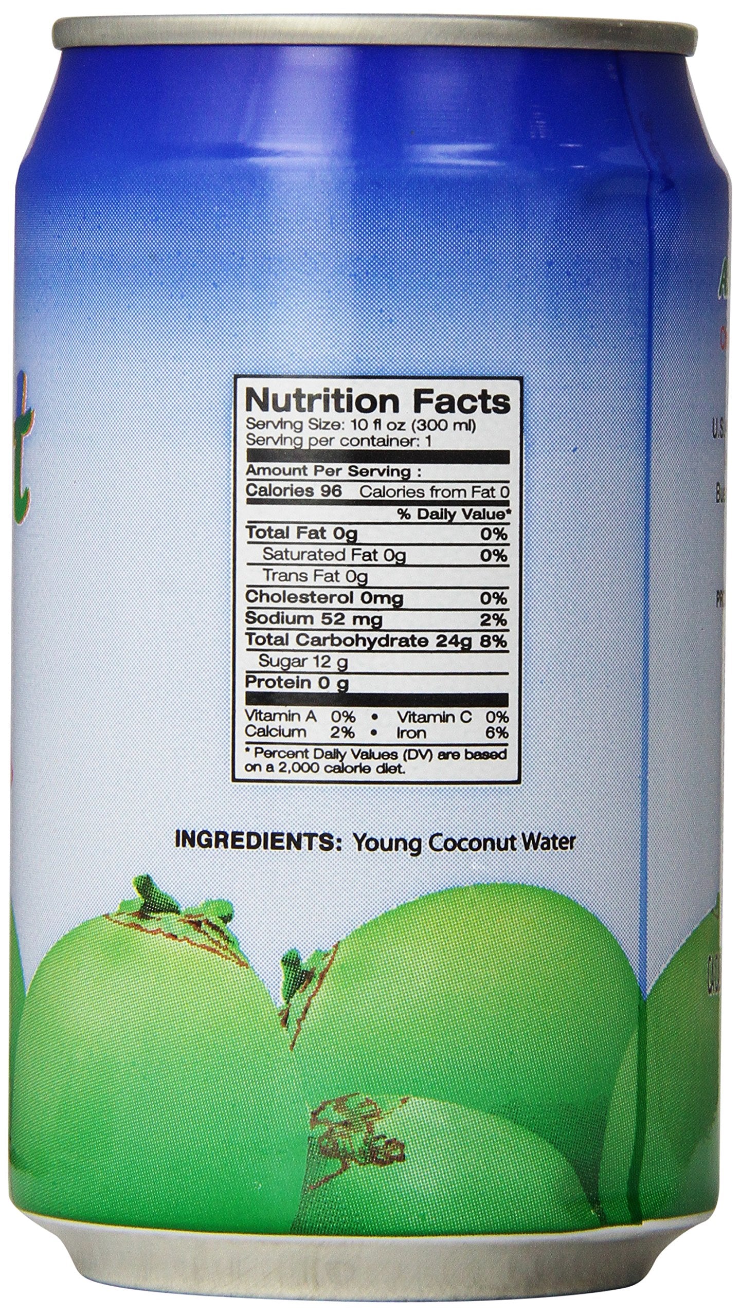 Amy & Brian Coconut Water Original pour highlighting natural electrolytes