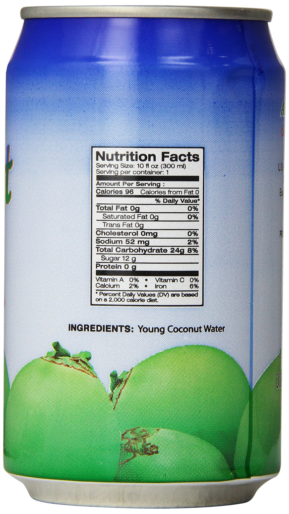 Amy & Brian Coconut Water Original pour highlighting natural electrolytes