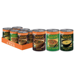 Amy's Light in Sodium variety pack on display, ideal for quick plant-based lunches.
