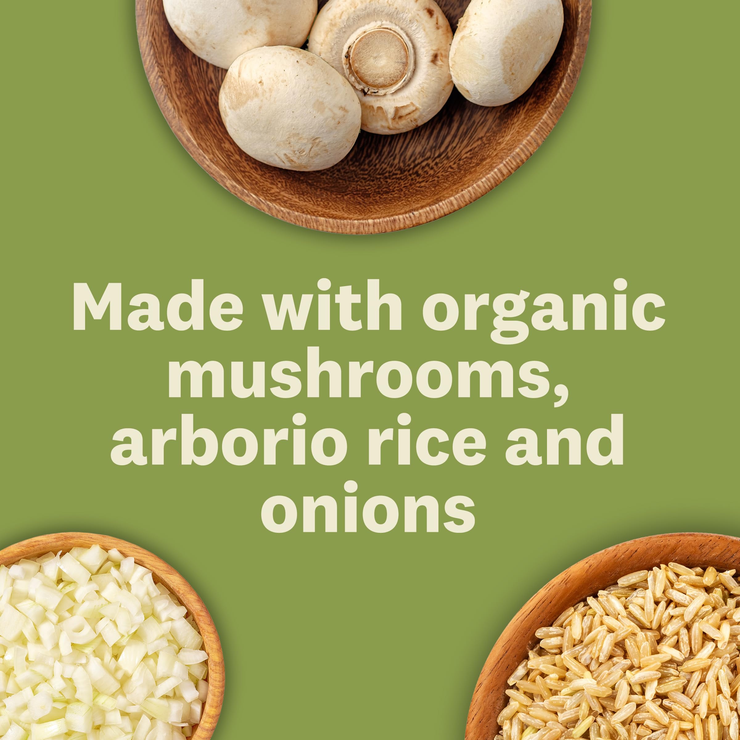 Amy's Mushroom Bisque spoon dipping into a rich, velvety sauce.