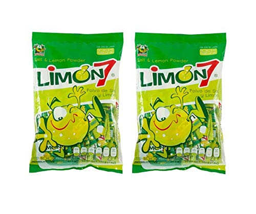 ANAHUAC Lemon 7 Salt and Lemon Powder 2-Pack—compact 7 oz bottles for quick seasoning.