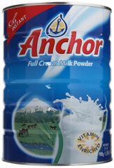 Anchor Full Cream Milk Powder pack 900g ready for everyday use